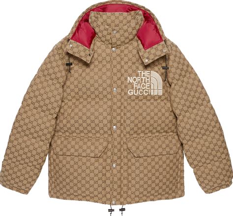 north face x gucci puffer coat